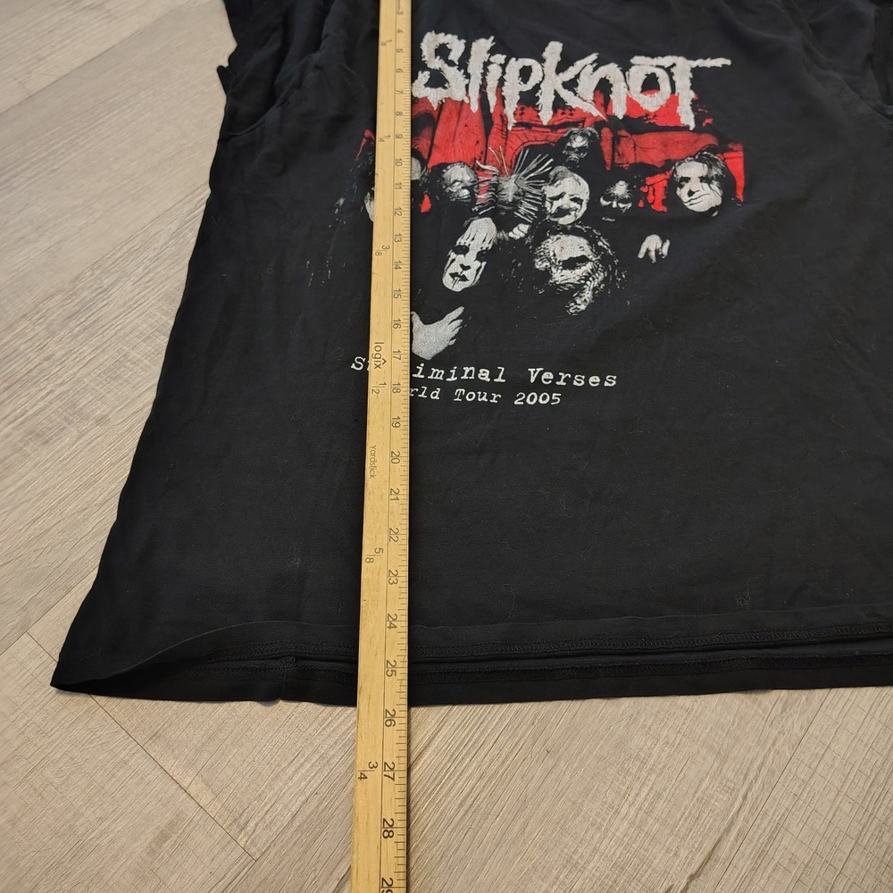 Slipknot Subliminal Verses World Tour 2005 Graphic T-Shirt Mens XL Black 2021 Re - Picture 7 of 7